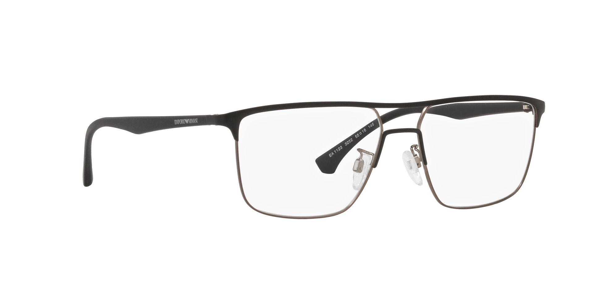 Emporio Armani Men's Optical Matte Black/Bronze EA1123 3252 53 - Image 3