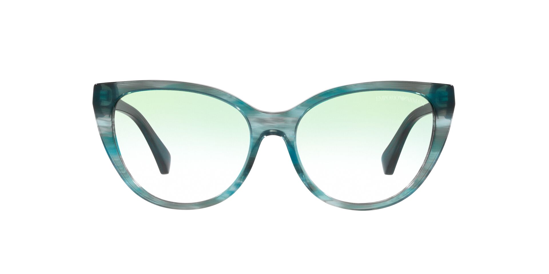 Emporio Armani Woman's Grey/Teal Green Gradient Sunglasses EA4162 58868E 55 - Image 3