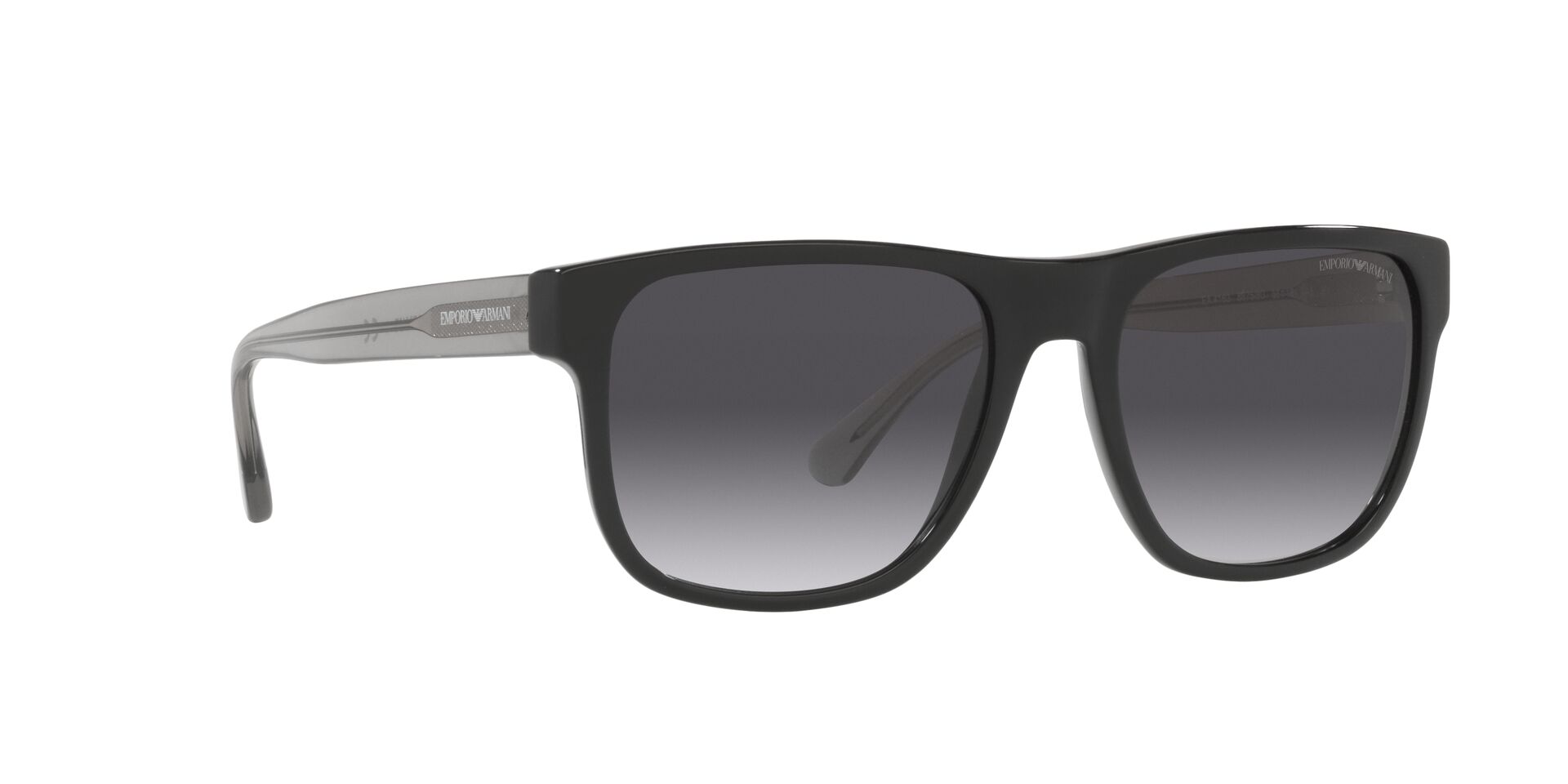Emporio Armani Black Gradient Sunglasses EA4163 58758G 56 - Image 2