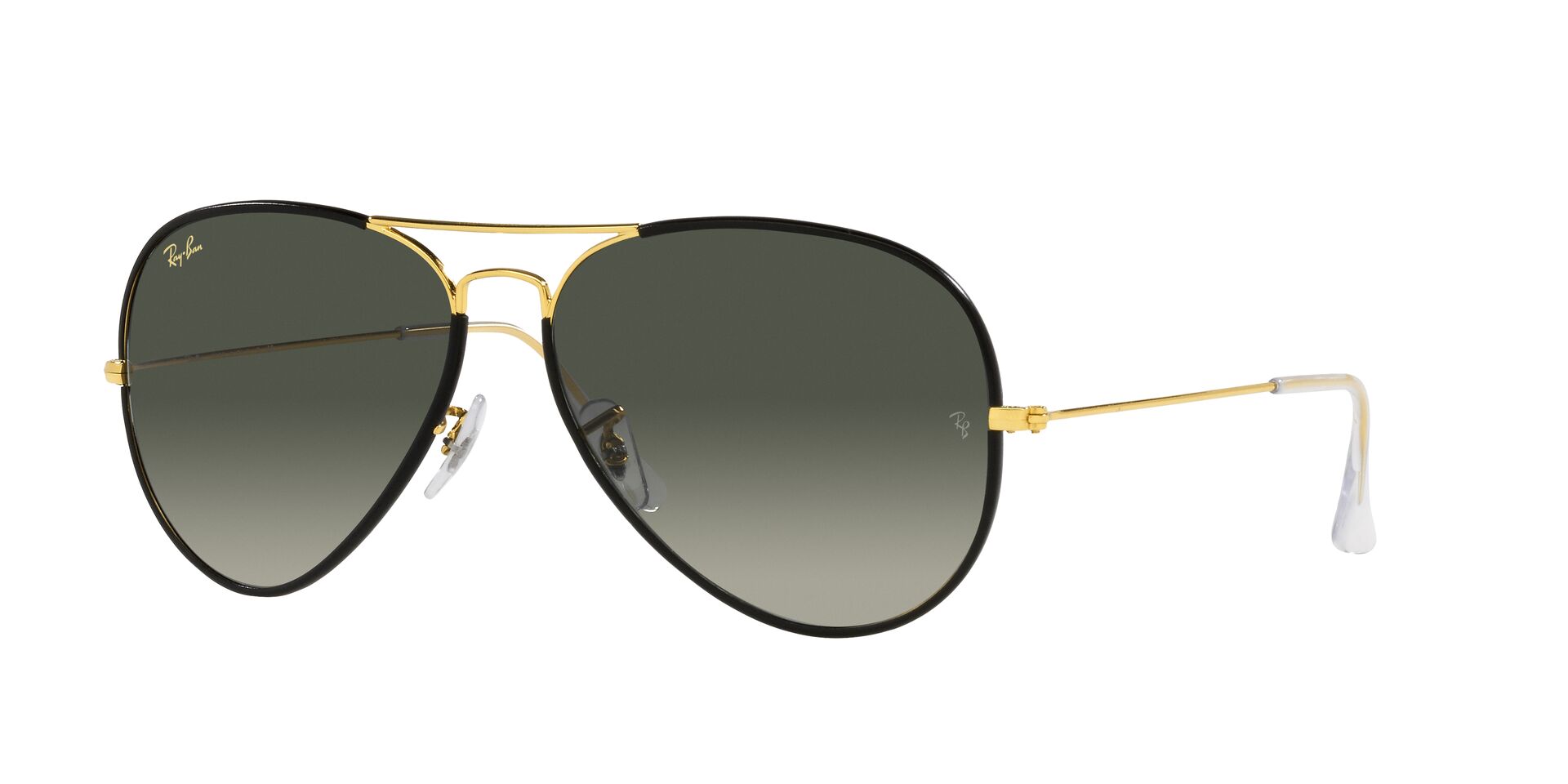 Ray-Ban Aviator Full Color Black Matte Sunglasses RB3025JM 919671 58 - Image 3