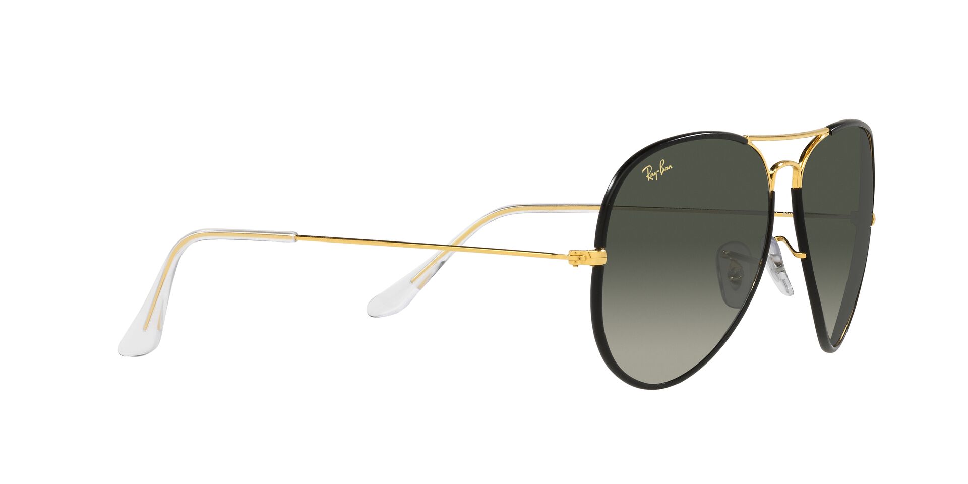 Ray-Ban Aviator Full Color Black Matte Sunglasses RB3025JM 919671 58 - Image 2