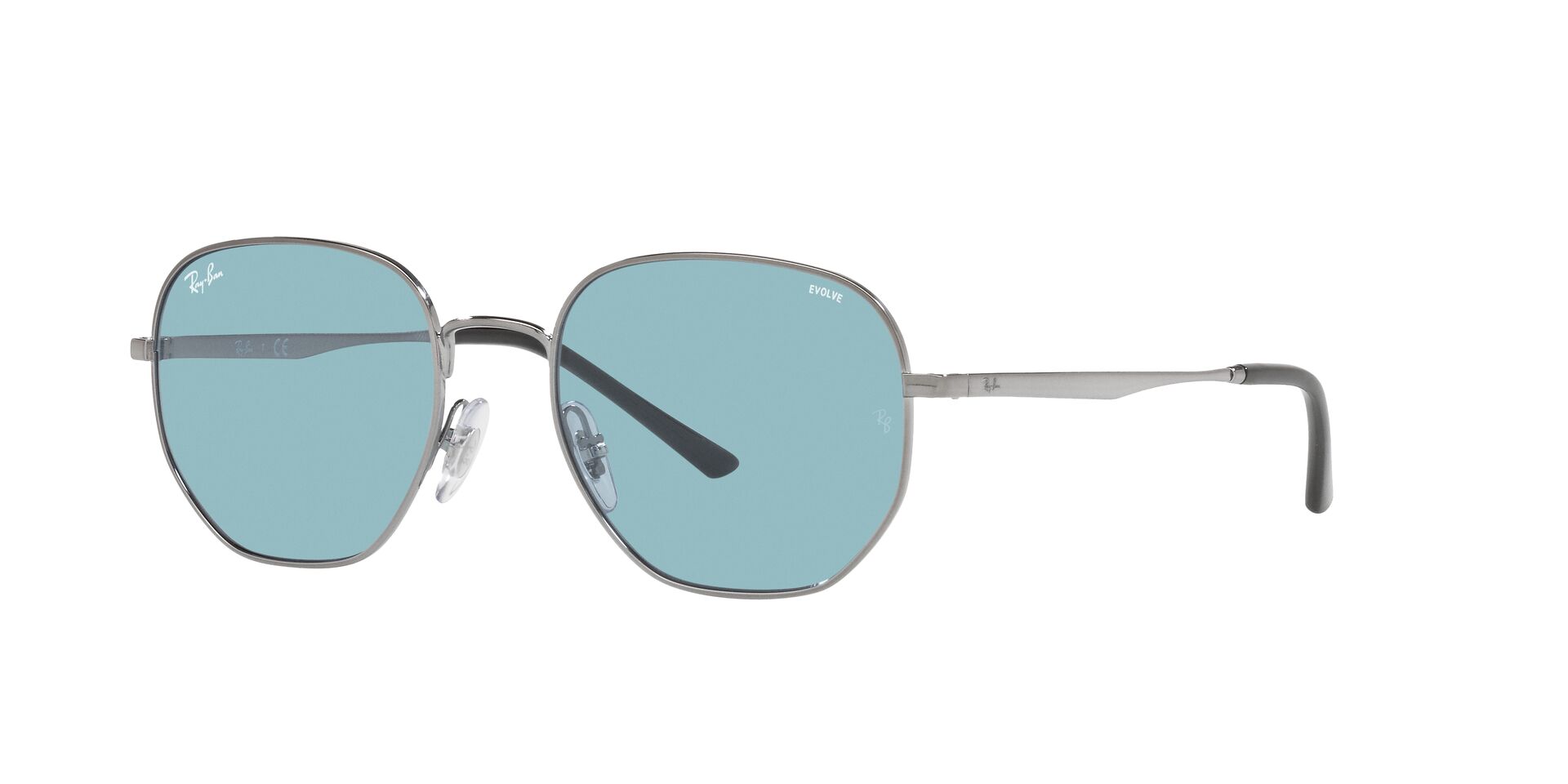 Ray-Ban Sunglasses Round Blue Evolve Sunglasses RB3682 004/Q2 51 - Image 3
