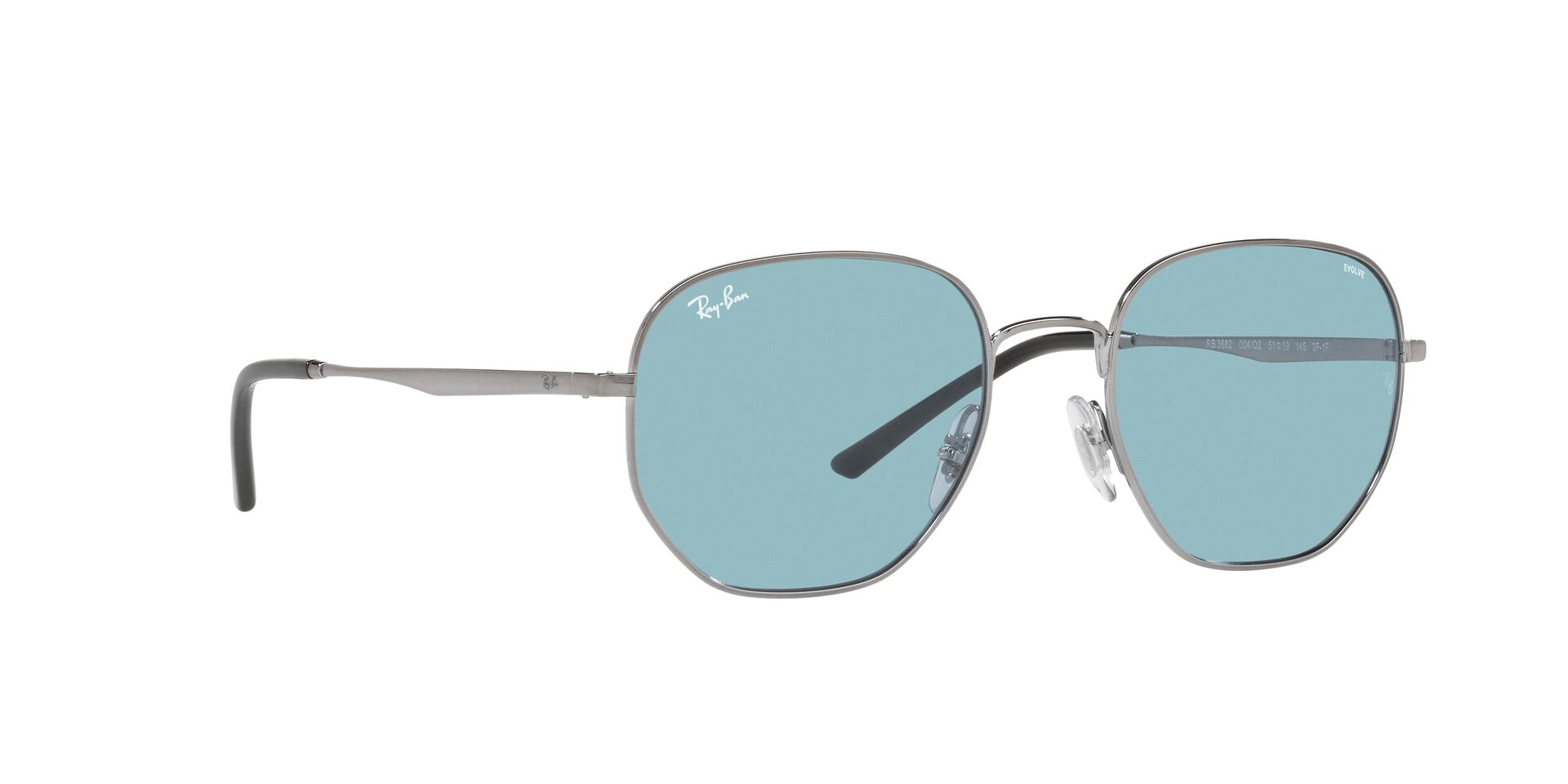 Ray-Ban Sunglasses Round Blue Evolve Sunglasses RB3682 004/Q2 51 - Image 2