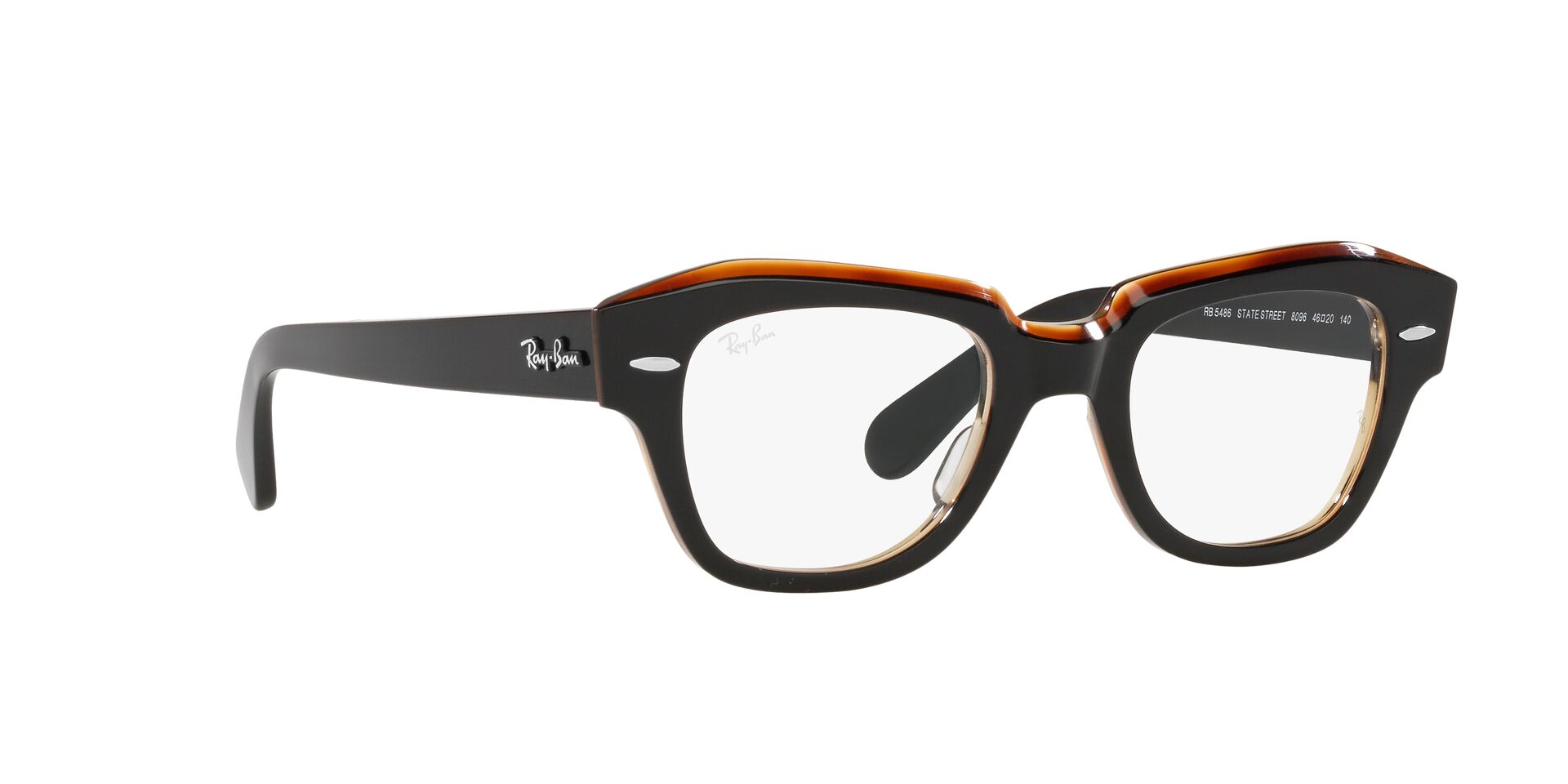 Ray-Ban Optical State Street Black RB5486-8096 48 - Image 2