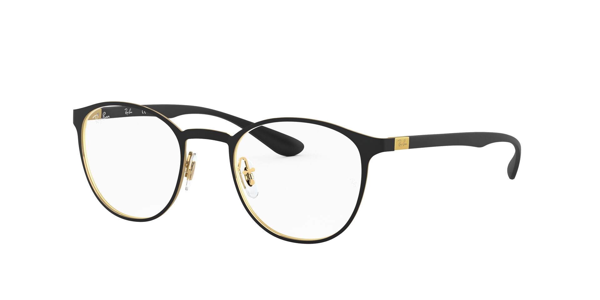 Ray-Ban Optical Ladies Liteforce Black/Gold RB6355-2994 50