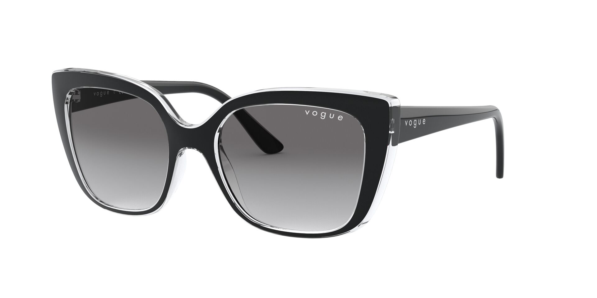 Vogue Sunglasses Black Black Grey 283911 53