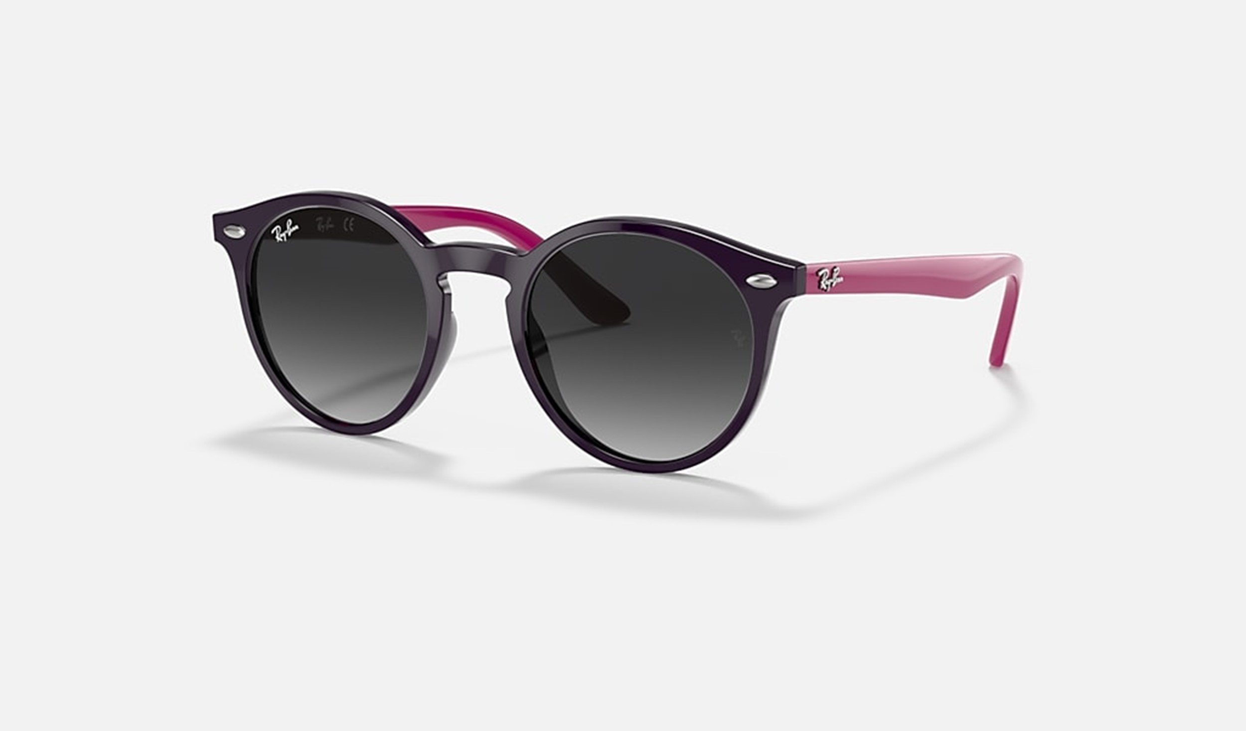 Kids Ray-Ban Junior Violet and Grey Sunglasses RJ9064S 70218G 44