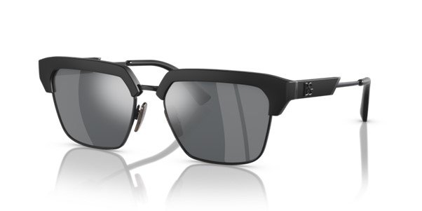 Dolce & Gabbana Men's Matte Black Sicily Sunglasses DG6185 25256G 55