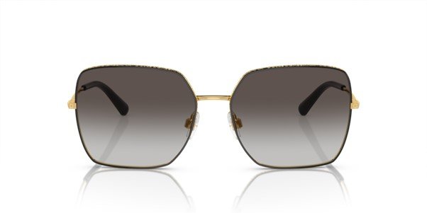 Dolce & Gabbana Women'sBlack on Gold Metal Sunglasses DG2242 13348G 57 - Image 2