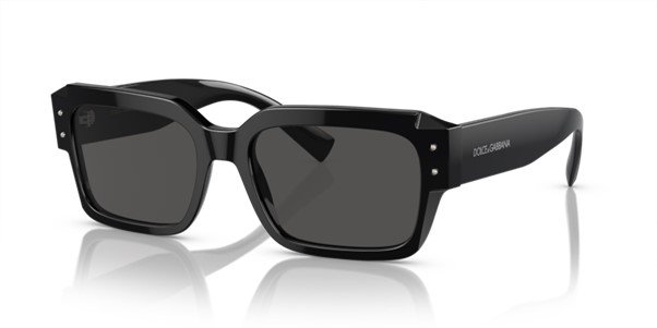 Dolce & Gabbana Men's Classic Black Sunglasses DG4460 501/87 56