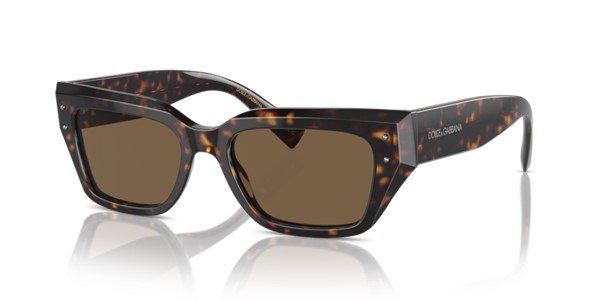 Dolce & Gabbana Women's Dark Havana Sunglasses DG4462 502/73 52