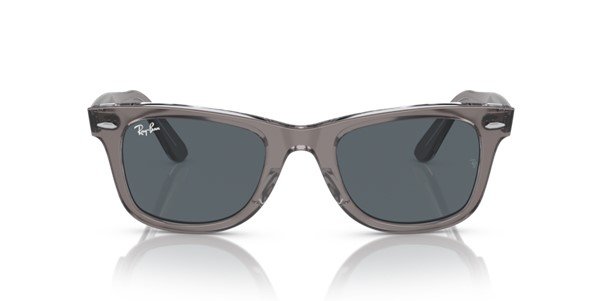 Ray-Ban Wayfarer Polished Grey On Transparent Sunglasses RB2140 1355R5 50 - Image 2