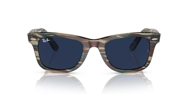 Ray-Ban Wayfarer Transparent Grey Photochromic Stripes Optical/Sunglasses RB2140 1387GG - Image 4