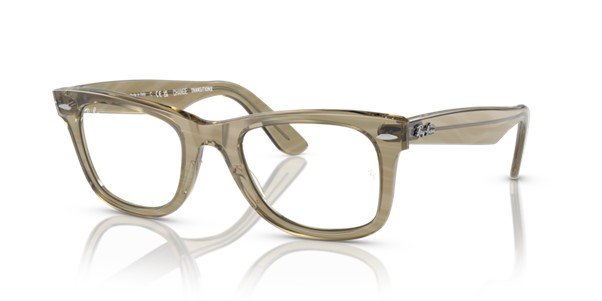 Ray-Ban Wayfarer Transparent Grey Photochromic Stripes Optical/Sunglasses RB2140 1387GG