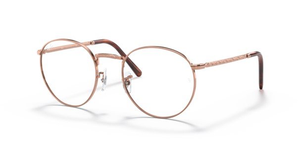 Ray Ban New Round Gold Optical Frame RB3637V 3094 47