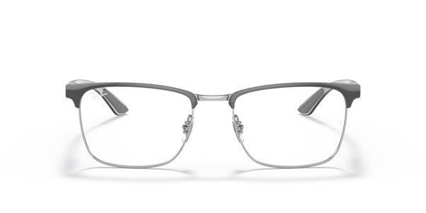 Ray-Ban Grey On Silver Men's Optical RB8421 3125 54 - Image 2