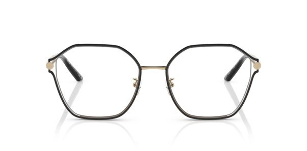 Versace Irregular Black & Pale Gold Women's Optical VE1299D 1425 55 - Image 2