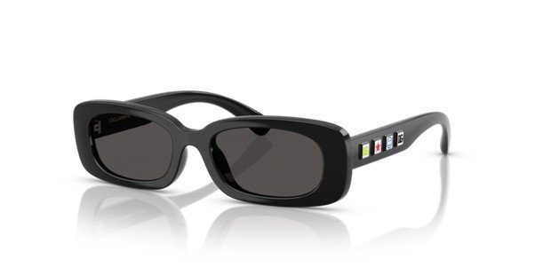 Dolce & Gabbana Kids Acetate Black Sunglasses DX6006U 501/87 46