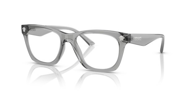 Versace Men's Transparent Grey Optical VE3363U 5496 52