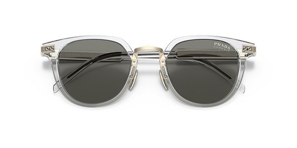 Prada Photochromic Unisex Crystal Sunglasses PR17Y 2AZ-09N 49/22 - Image 3