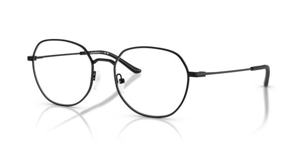 Emporio Armani Matte Black Metal Unisex Optical EA1174D 3001 54