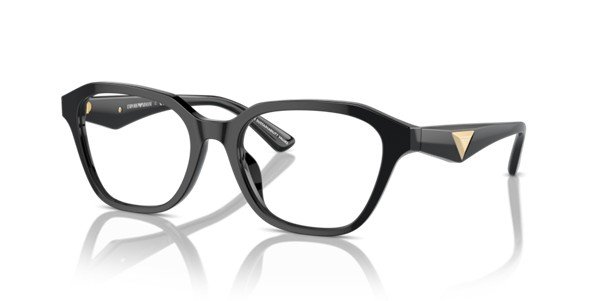 Emporio Armani Polished Black Women's Acetate Optical EA3235U 5017 / 53