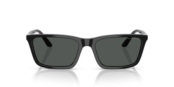 Emporio Armani Women's Shiny Black Acetate Sunglasses EA4239U 501787 55 - Image 2