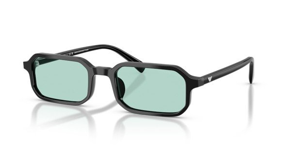 Emporio Armani Shiny Black Light Azure Unisex Sunglasses EA4253U 501765 / 54