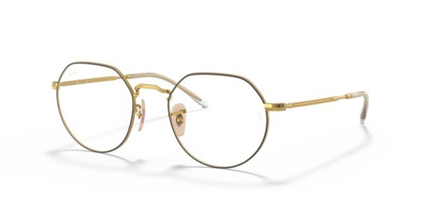 Ray Ban Jack Matte Black on Arista Unisex Metal Optical RB6465 2890-51