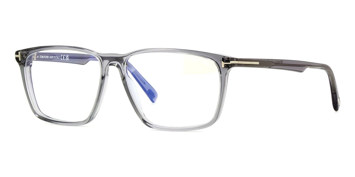 Tom Ford Grey Crystal with Blue Control Men's Optical TF5959-B 020 56