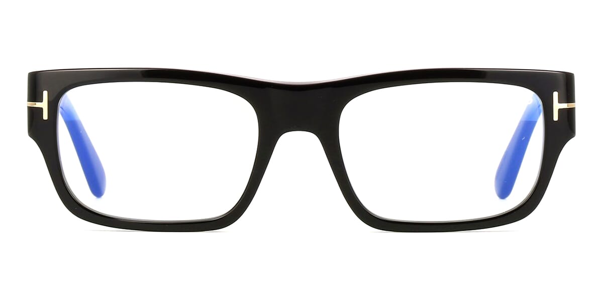 Tom Ford Shiny Black with Blue Control Unisex Optical TF6034-B 001 54 - Image 2