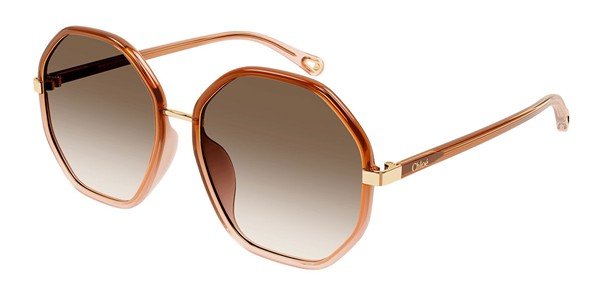 CHLOE HEXAGONAL LADIES SUNGLASSES CH0133SA-0002 59