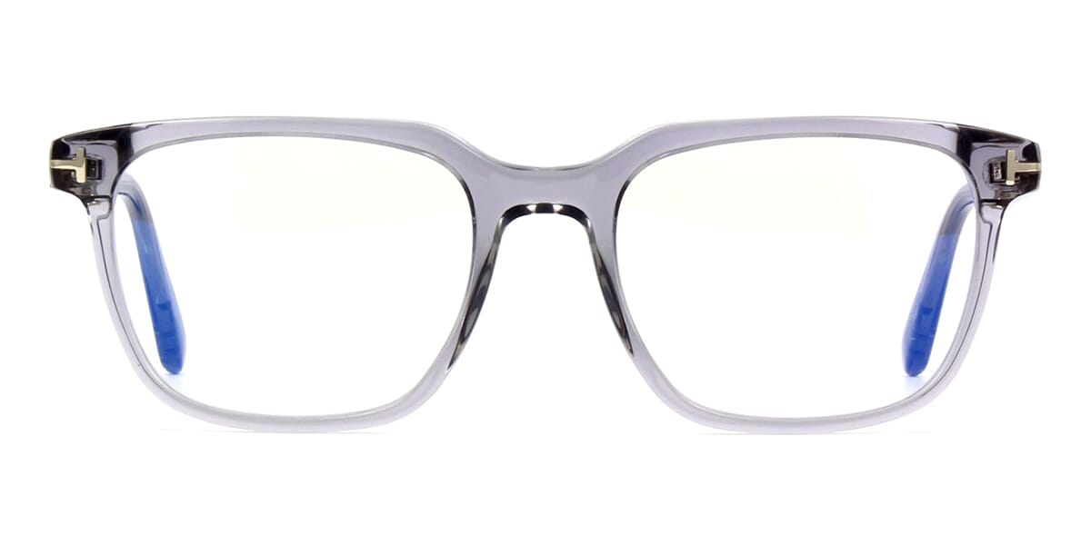 Tom Ford Shiny Grey Crystal Optical with Blue Control TF5818B-020-53 Unisex - Image 2