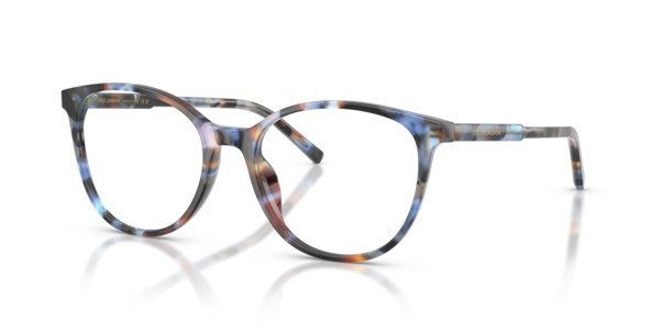 Dolce & Gabbana Blue Havana Ladies Acetate Optical DG3425 3443 52