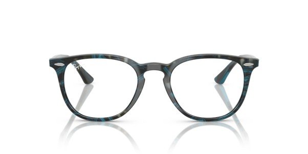 Ray Ban Transparent Fantasy Blue & Grey Ladies Acetate Optical RB7159 8394 52 - Image 2
