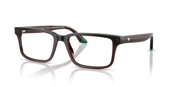 Emporio Armani in Opaline Brown & Green Men's Acetat Optical EA3269 6315 56
