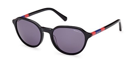 Gant Sunglasses Shiny Black / Smoke - GA7224-5301A
